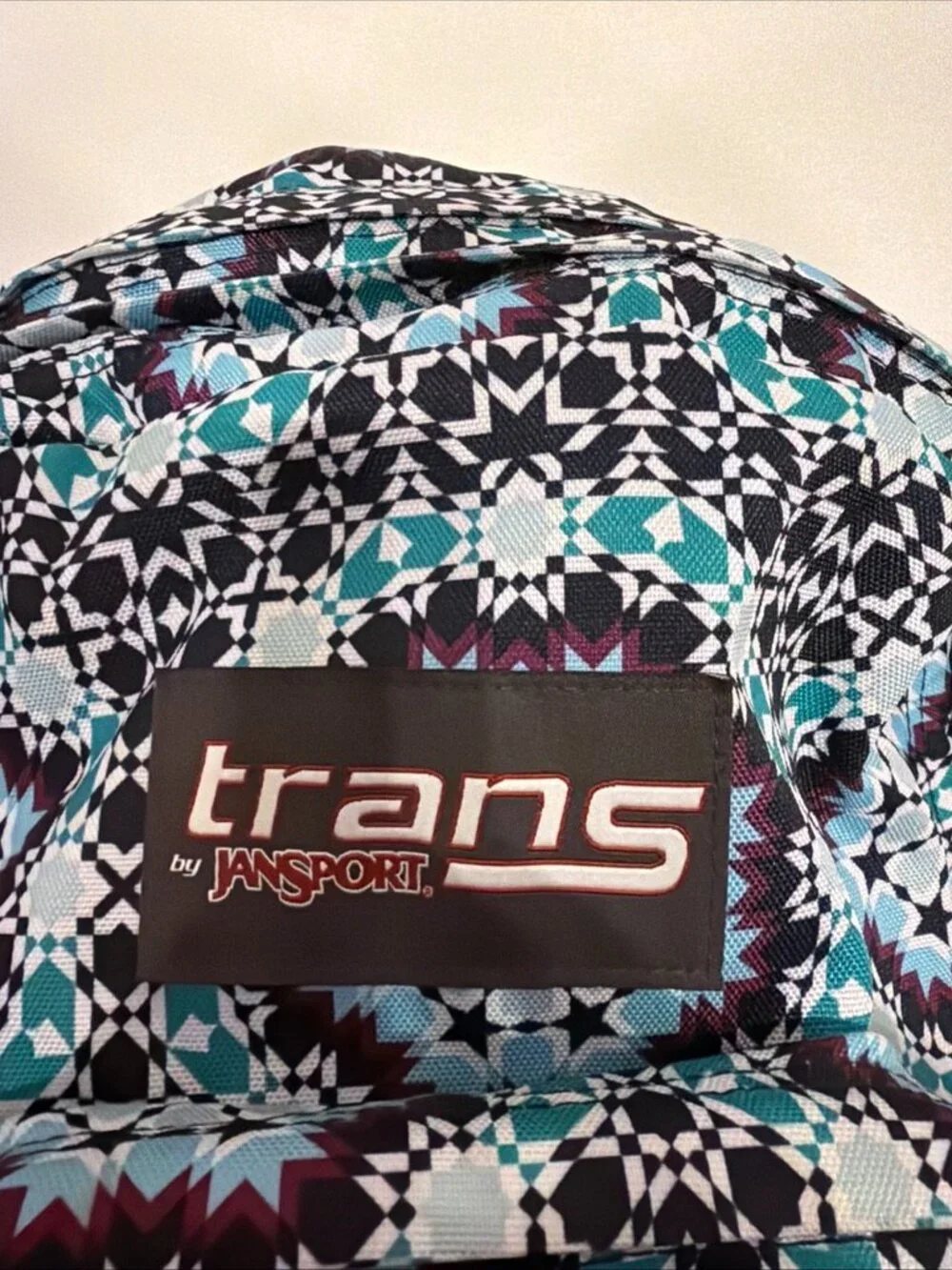TranSport by JanSport Backpack Navy Moonshine Moroccan Pattern Stylish Read